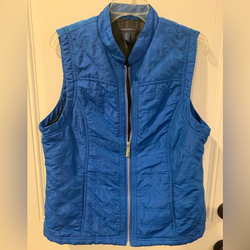 Westbound Vibrant Blue Sleeveless Vest